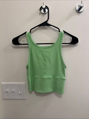Lululmeon reversible Green Ribbed Tank Top - Women